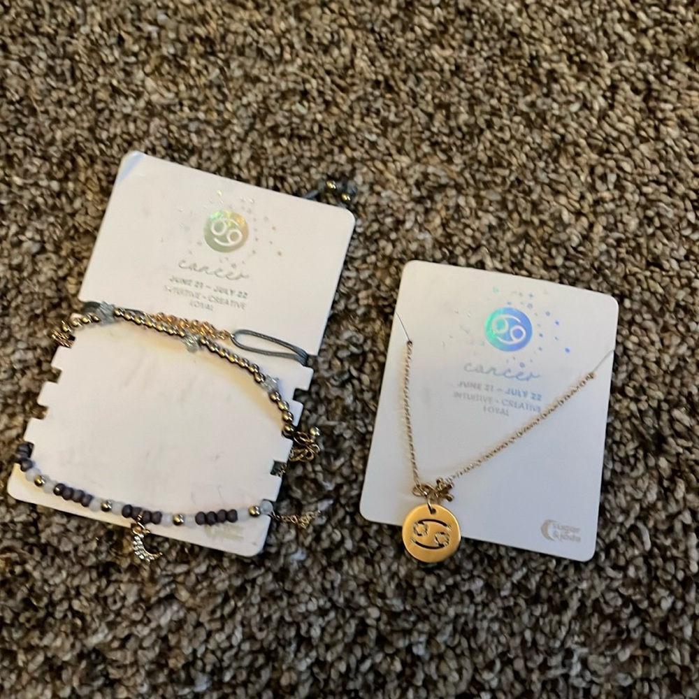 Cancer zodiac jewelry